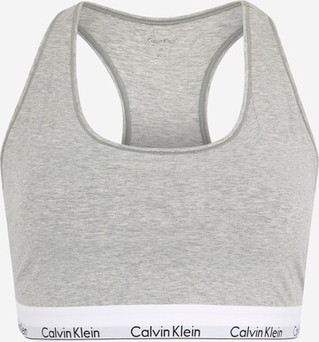 Calvin Klein Underwear Bralette Bra 'UNLINED BRALETTE' in Grey: front