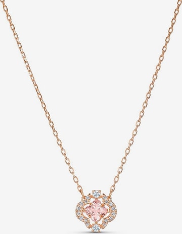 Swarovski Necklace in Gold: front