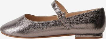 MANGO KIDS Ballet Flats in Silver: front