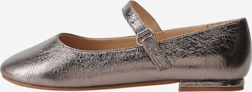 Ballerines MANGO KIDS en argent : devant