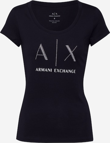 ARMANI EXCHANGE Särk '8NYT83', värv must: eest vaates