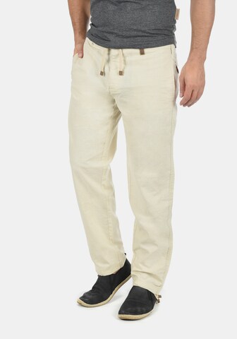 INDICODE JEANS Regular Leinenhose 'Ives' in Beige: predná strana