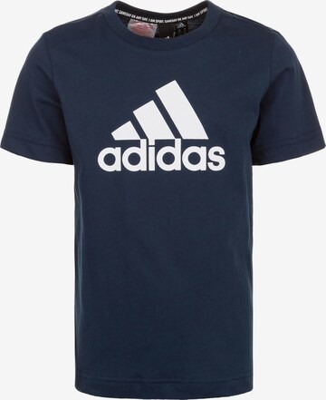 ADIDAS PERFORMANCE T-Shirt 'Must Have Badge of Sport' in Blau: predná strana