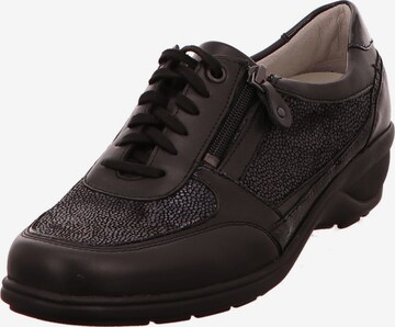 WALDLÄUFER Lace-Up Shoes in Black: front