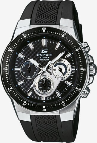 CASIO Analog Watch 'Edifice' in Black: front