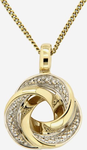 VIVANCE Pendant 'Knoten' in Gold: front