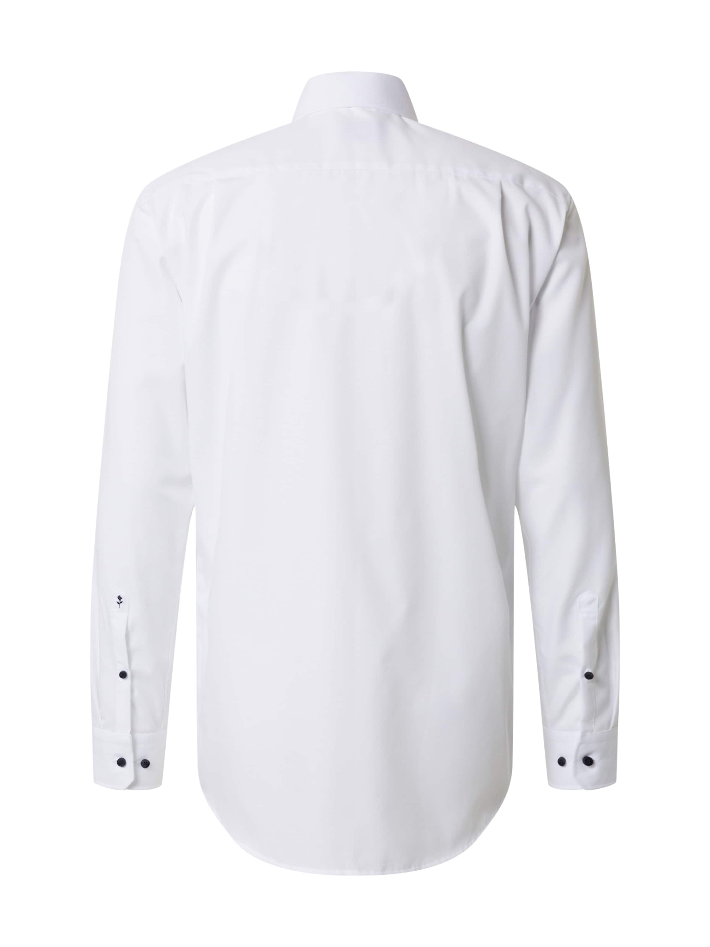 Coupe regular Chemise business SEIDENSTICKER en blanc