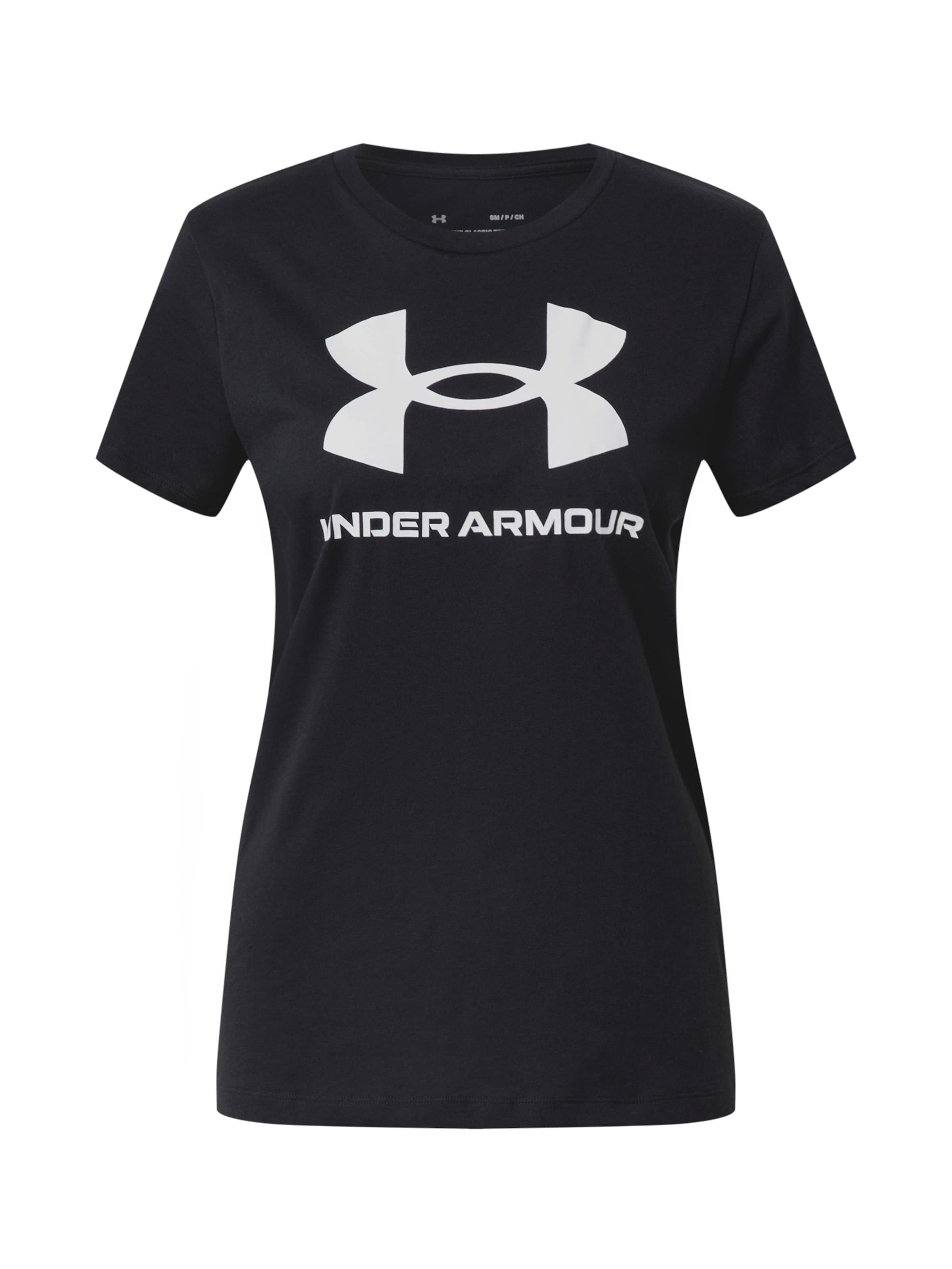 UNDER ARMOUR Performance Shirt in Black / White, Item view