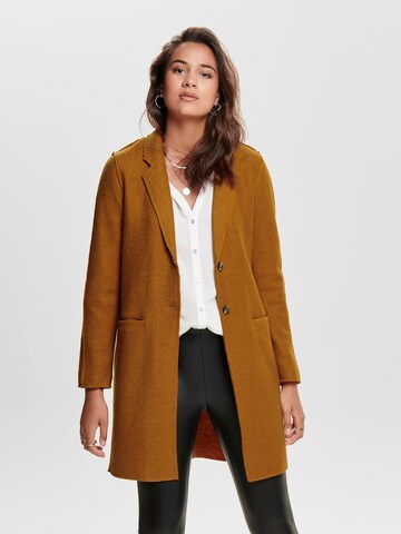 Manteau mi-saison ONLY en marron : devant