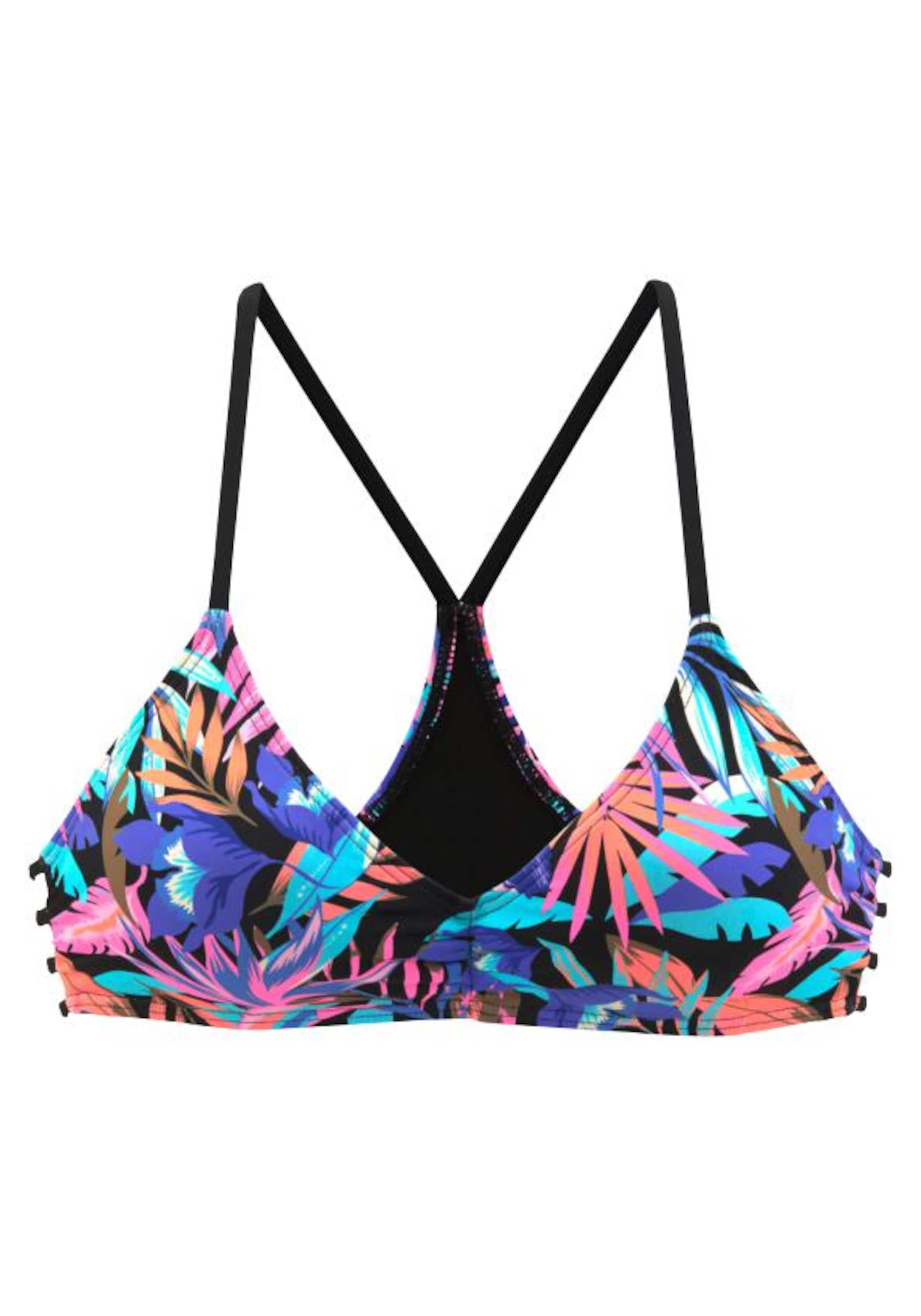 BENCH Triangle Bikini top 'PITCH' in Black: front