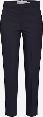InWear Slim fit Pleat-front trousers 'Zella' in Black: front