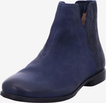 THINK! Booties in Blue: front