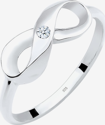 Bague 'Infinity Stein' Elli DIAMONDS en argent : devant