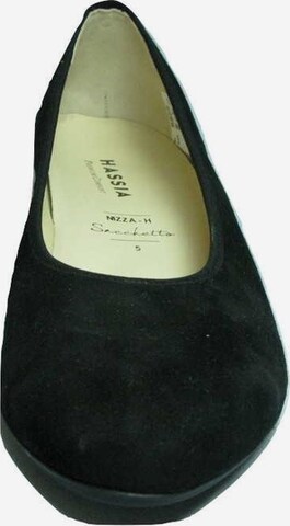 HASSIA Classic Flats in Black