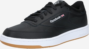 Reebok Rövid szárú sportcipők 'CLUB C 85' - fekete: elől