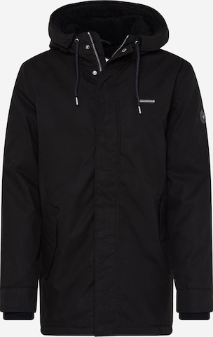 Ragwear Prehodna jakna 'Mr Smith' | črna barva: sprednja stran