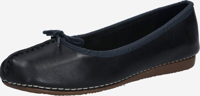 CLARKS Ballerines 'Freckle Ice' en bleu marine, Vue avec produit