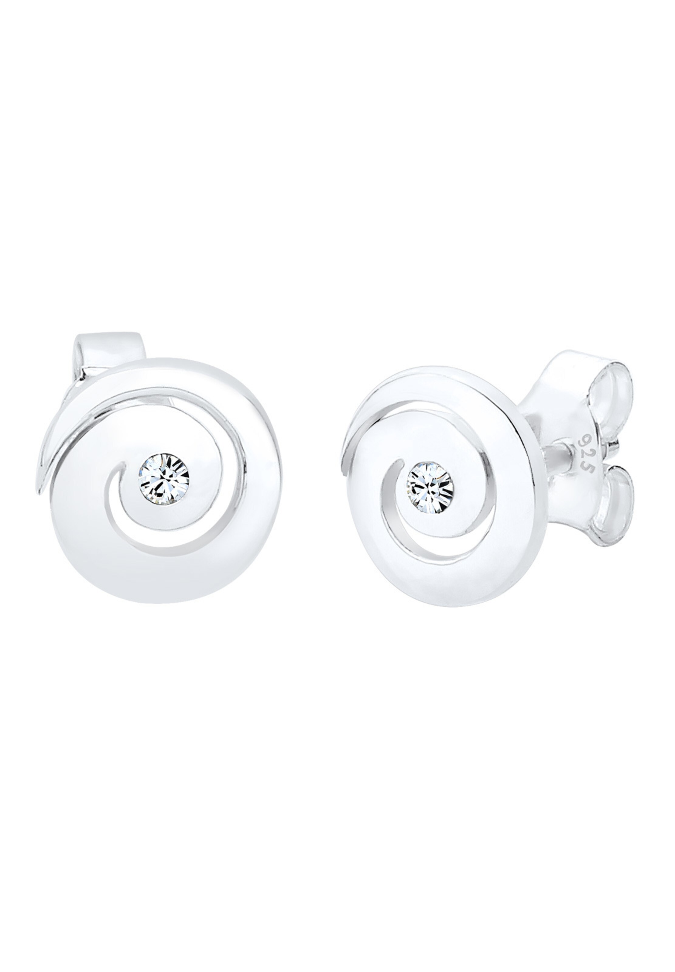 ELLI Σκουλαρίκια 'Kristall' σε ασημί