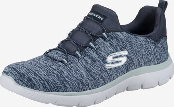 SKECHERS Sneaker 'Summits-Quick Getaway' in Blau: front