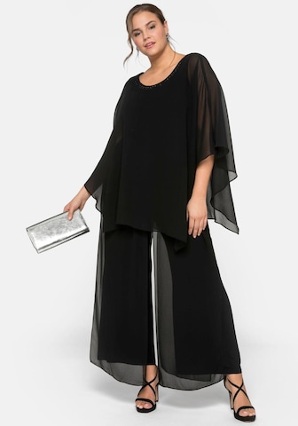 Wide leg Pantaloni di SHEEGO in nero