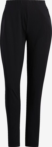 ADIDAS PERFORMANCE Slim fit Workout Pants in Black: front