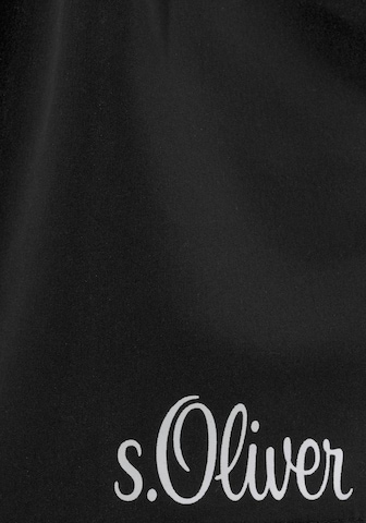 s.Oliver Board Shorts in Black