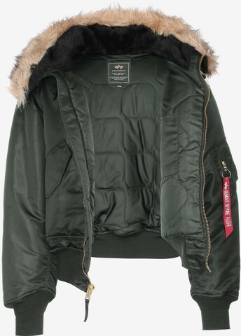 Geacă de iarnă de la ALPHA INDUSTRIES pe verde