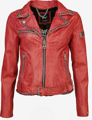 Maze Between-Season Jacket 'Manaia' in Red: front