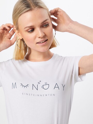 T-shirt 'Monday' EINSTEIN & NEWTON en blanc