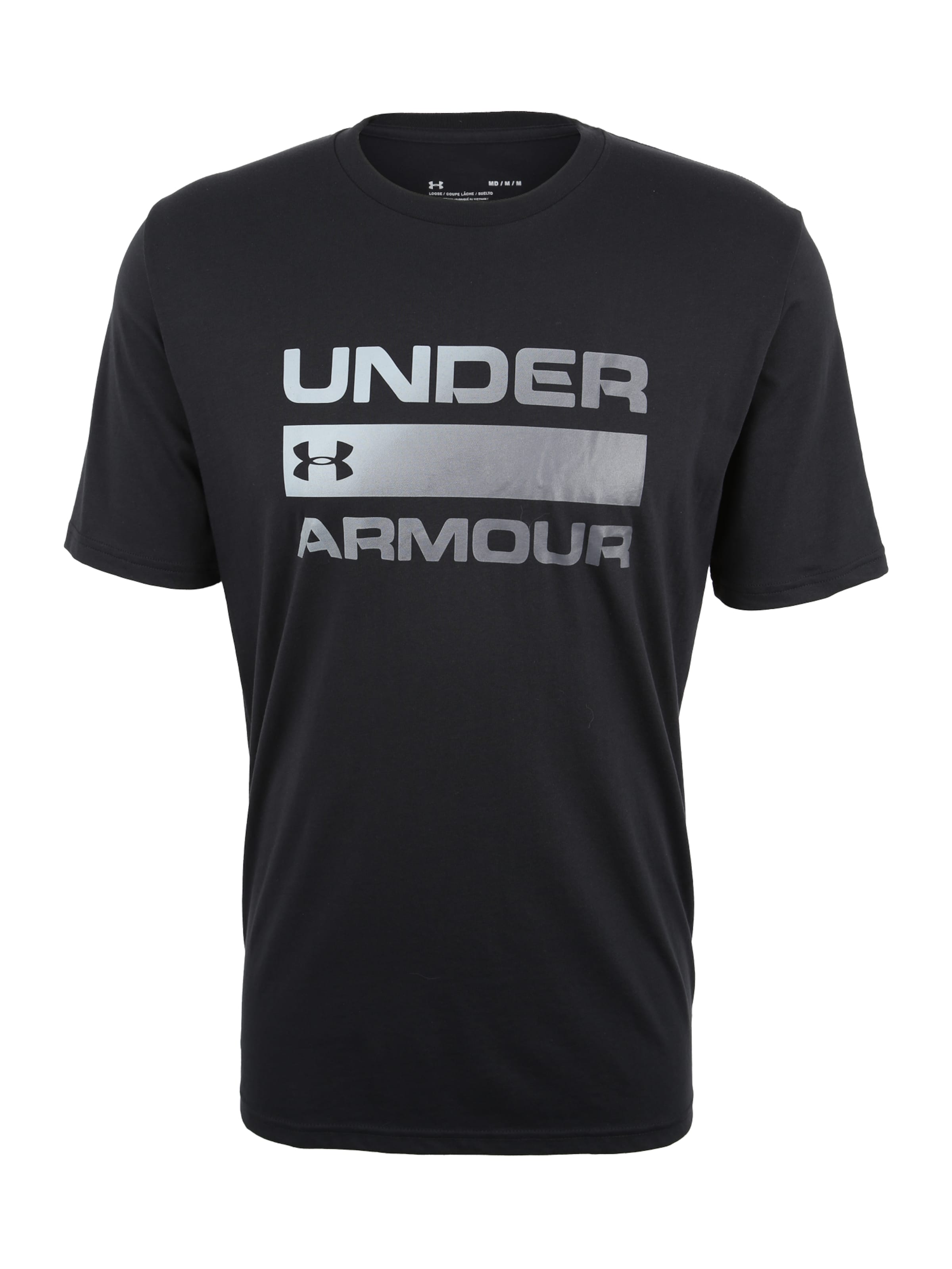 UNDER ARMOUR Functioneel shirt 'Team Issue' in Zwart: voorkant