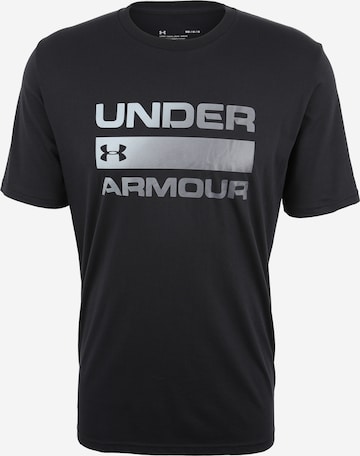 T-Shirt fonctionnel 'Team Issue' UNDER ARMOUR en noir : devant