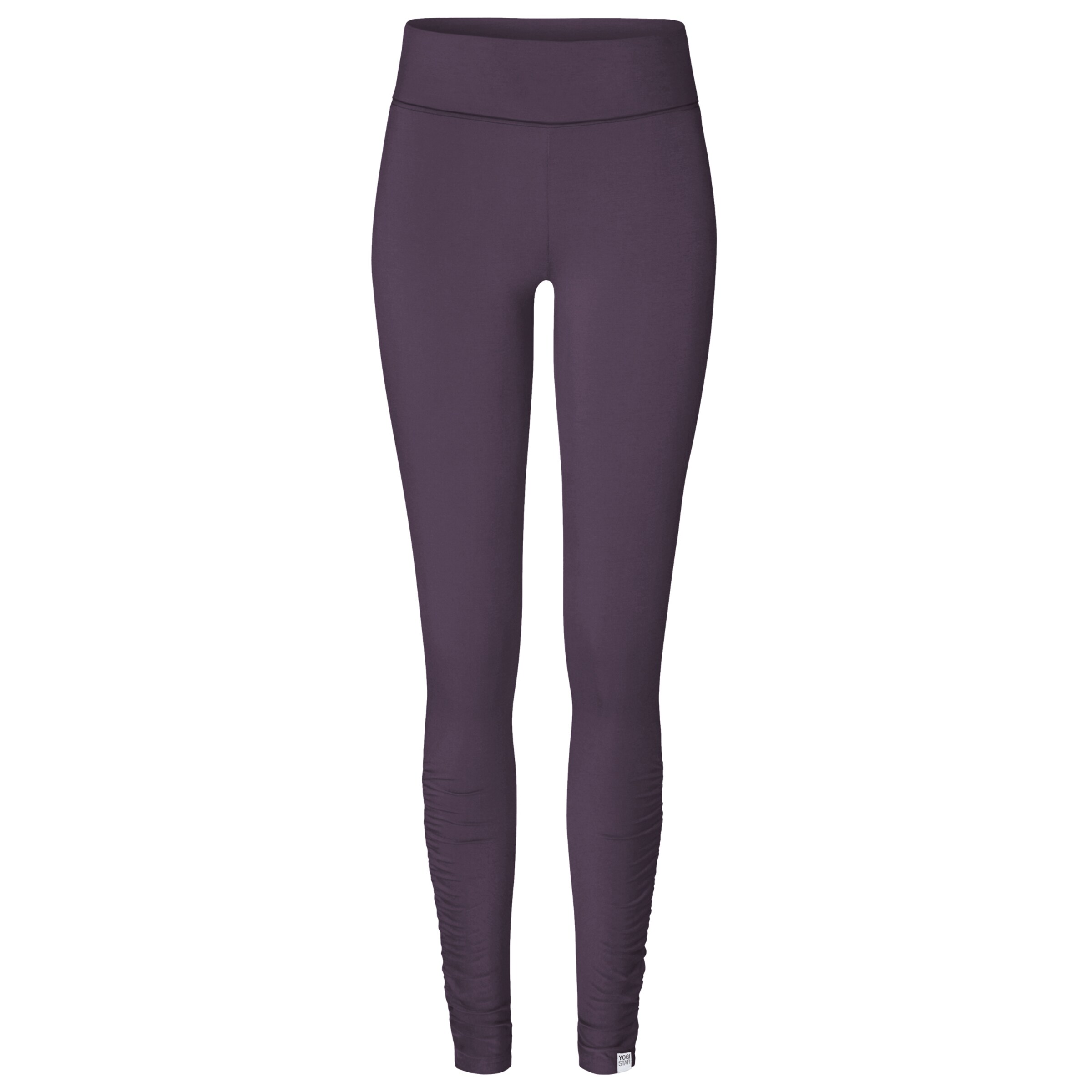 YOGISTAR.COM Skinny Workout Pants 'ala' in Purple: front