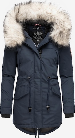 NAVAHOO Winter parka in Blue: front