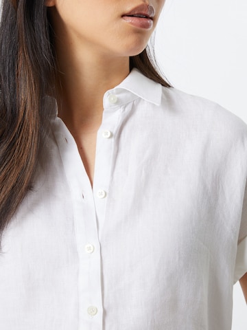 Lauren Ralph Lauren Blouse 'BROONO-SHORT SLEEVE-SHIRT' in White