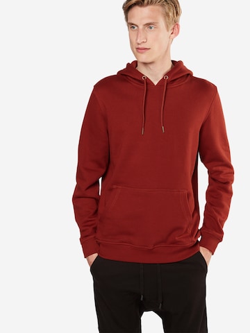 Sweat-shirt Urban Classics en rouge : devant