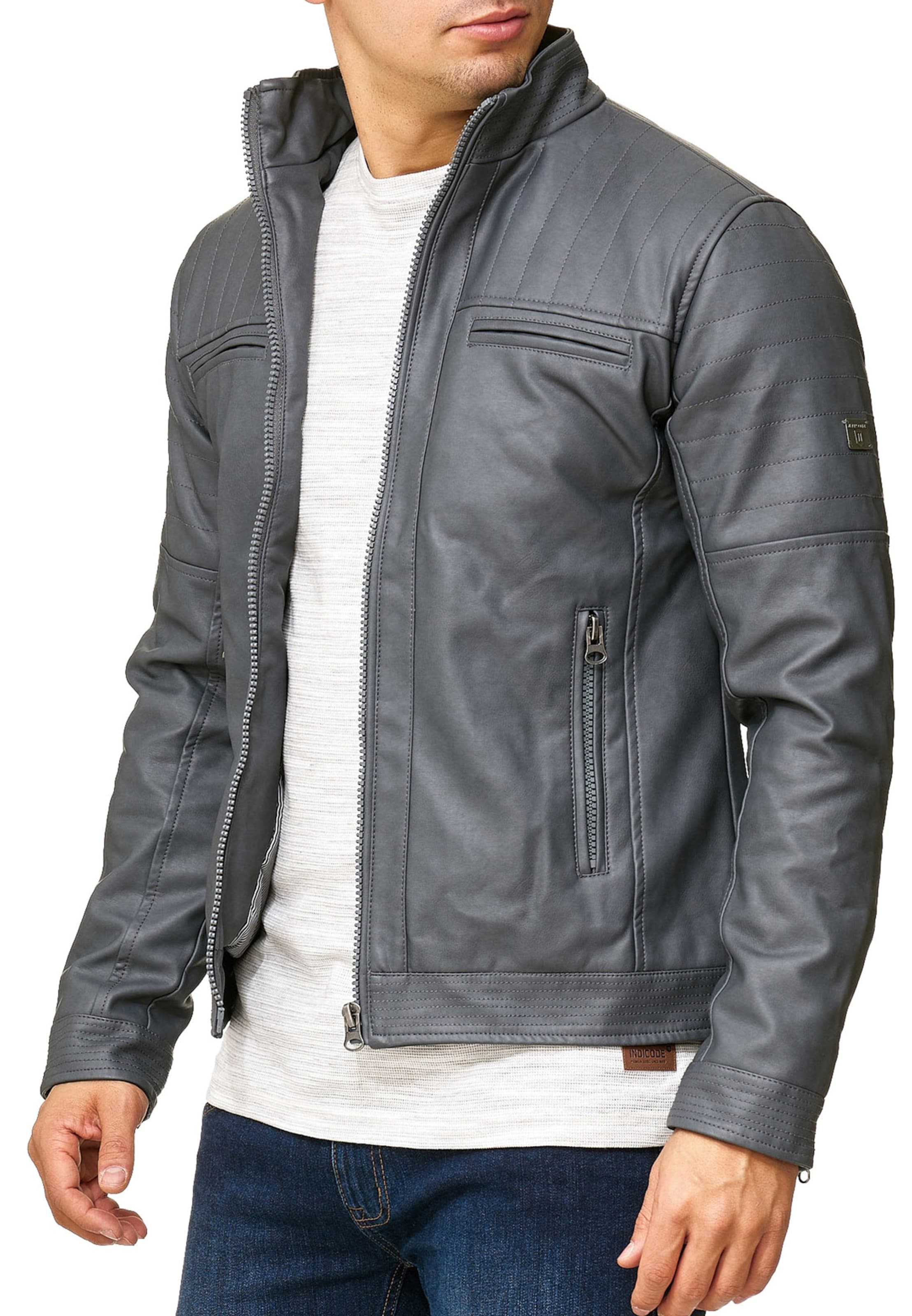 INDICODE JEANS Tussenjas 'Brook' in Grijs