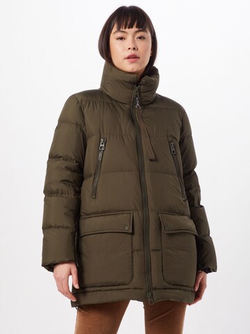 Marc O'Polo Winter Coat in Green: front