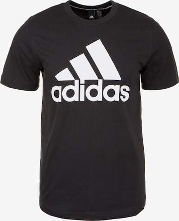 Regular fit Tricou funcțional 'Must Haves Badge of Sport' de la ADIDAS PERFORMANCE pe negru: față