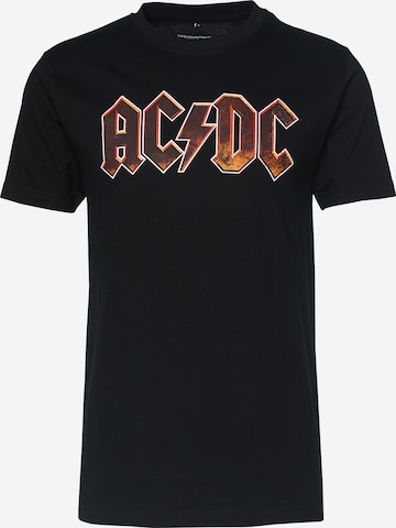 Merchcode T-Shirt 'AC/DC Voltage' in Schwarz: predná strana