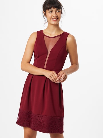 WAL G. Cocktail Dress in Red: front