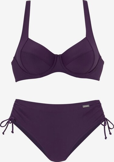 Bikinis iš LASCANA, spalva – tamsiai violetinė, Prekių apžvalga