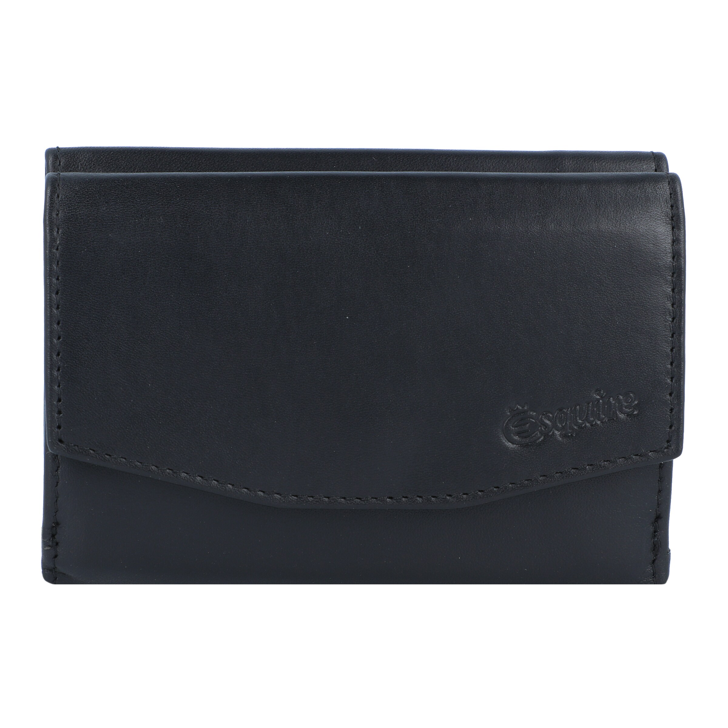 Esquire Wallet 'New Silk' in Black: front