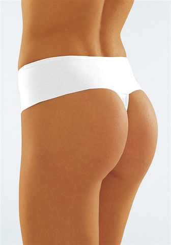 Slip scultant PETITE FLEUR en blanc : devant