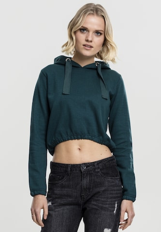 Sweat-shirt Urban Classics en vert : devant