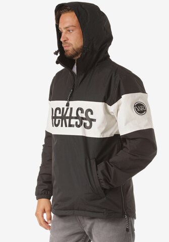 Young & Reckless Jacke 'Pull Over Anorak' in Schwarz
