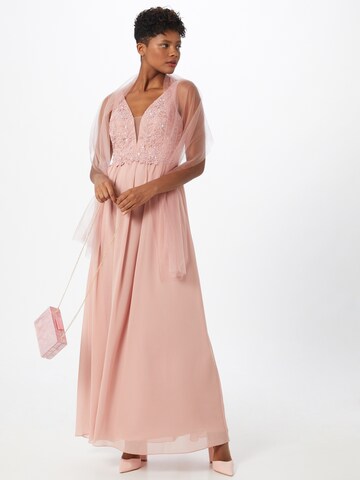 Unique Evening Dress in Pink