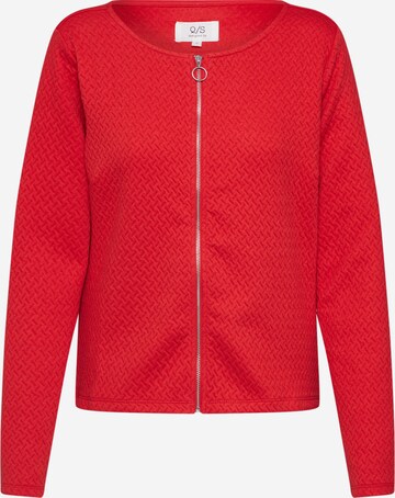 QS Sweatjacke in Rot: predná strana