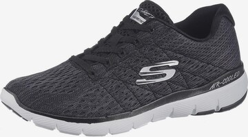 SKECHERS Rövid szárú sportcipők 'Flex Appeal 3.0' - fekete: elől