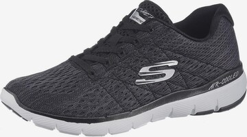 SKECHERS Trampki niskie 'Flex Appeal 3.0' w kolorze czarny: przód