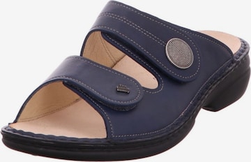 Finn Comfort Mules in Blue: front